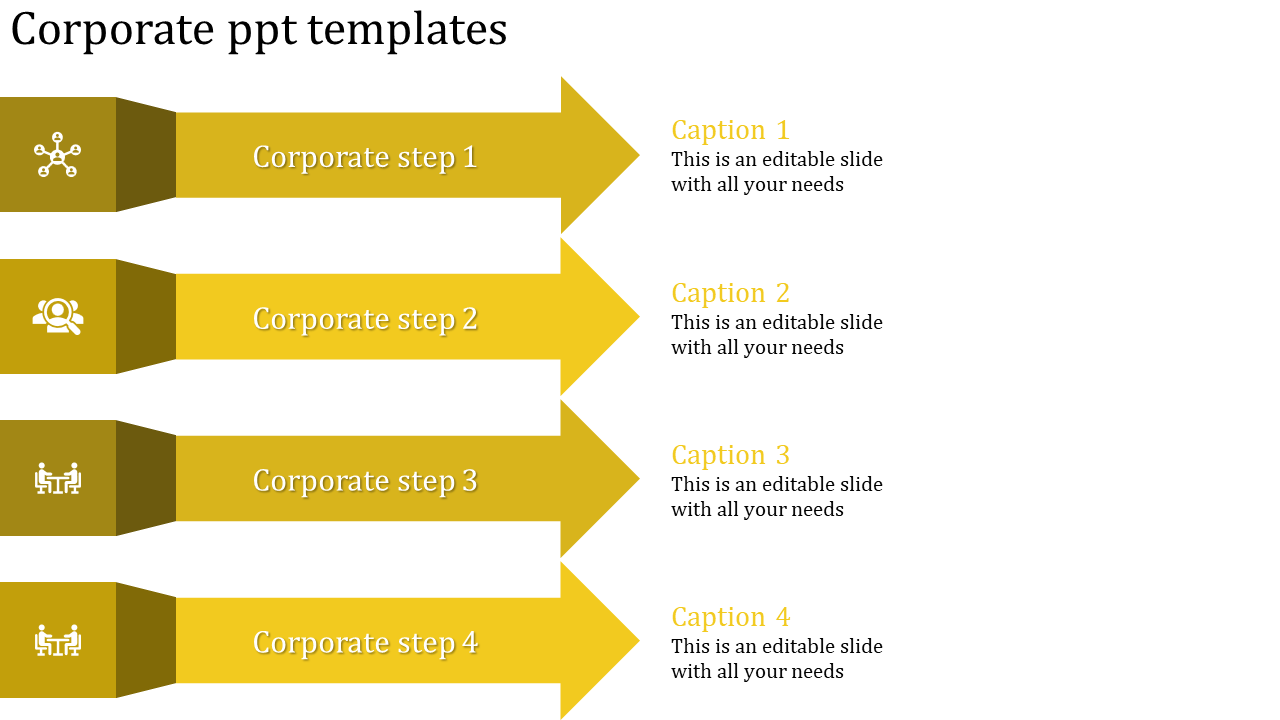 Use This Editable Corporate PPT Presentation Template